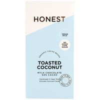 Honest Dark Chocolate 54% with Toasted Coconut